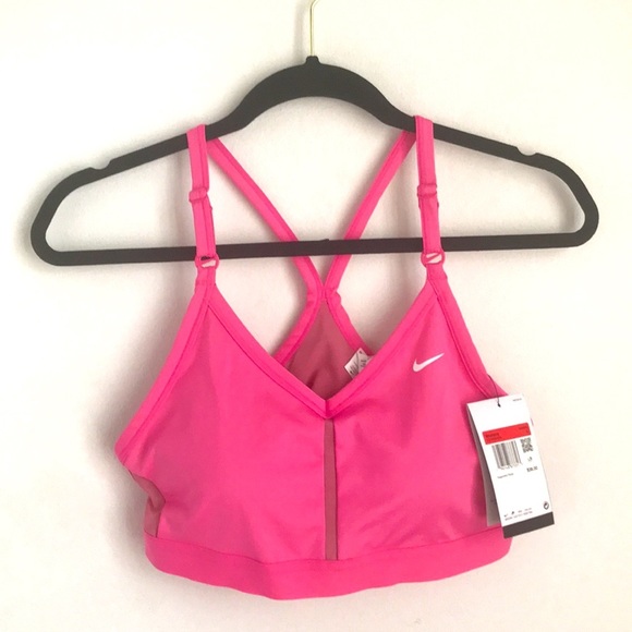 Nike Other - NWT Nike Indy Bra in Pinksicle/White Logo 2X